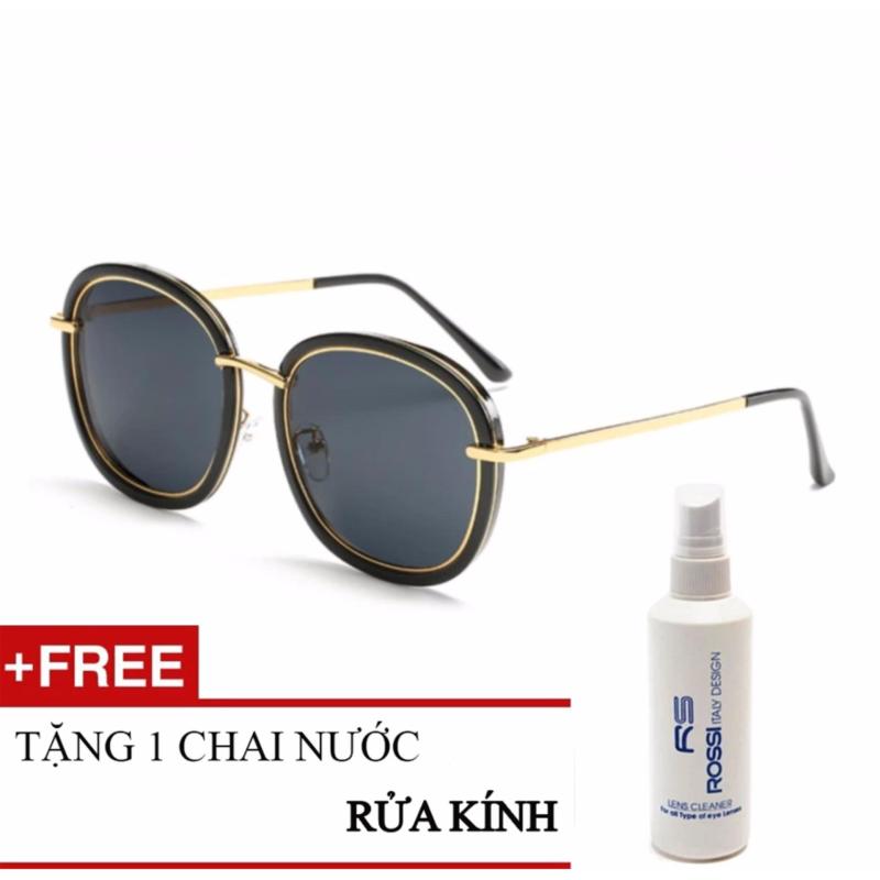 Giá bán Kính mát thời trang unisex shady - GM24 (Đen) + Tặng 1 chai nước rửa kính ROSSI Italy Design