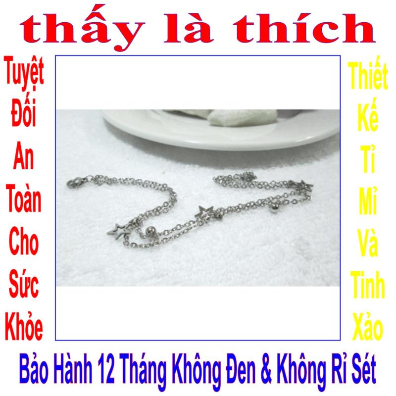 Lắc chân inox thấy là thích kiểu 2 tầng ngôi sao và bi