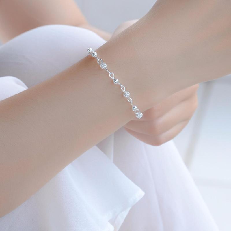 Lắc Chân Nữ Trang Sức Bạc Sodoha Bracelet Square JCS-990AG