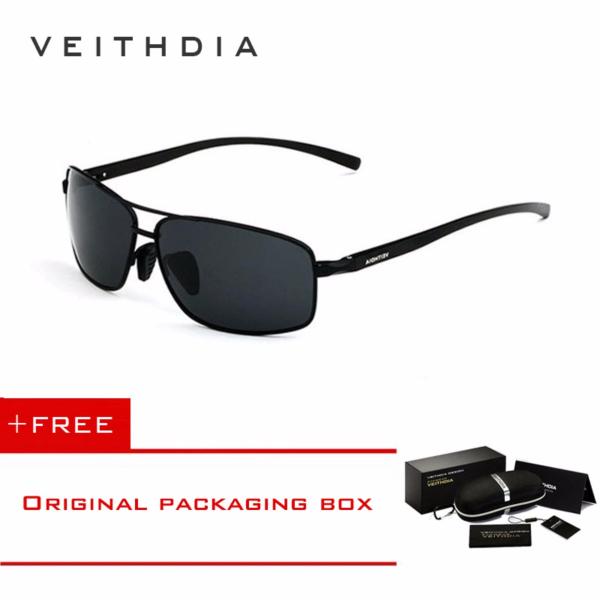 Giá bán VEITHDIA Brand Polarized Men's Sunglasses Aluminum Frame Sun Glasses Men Goggle Eyewear Accessories 2458