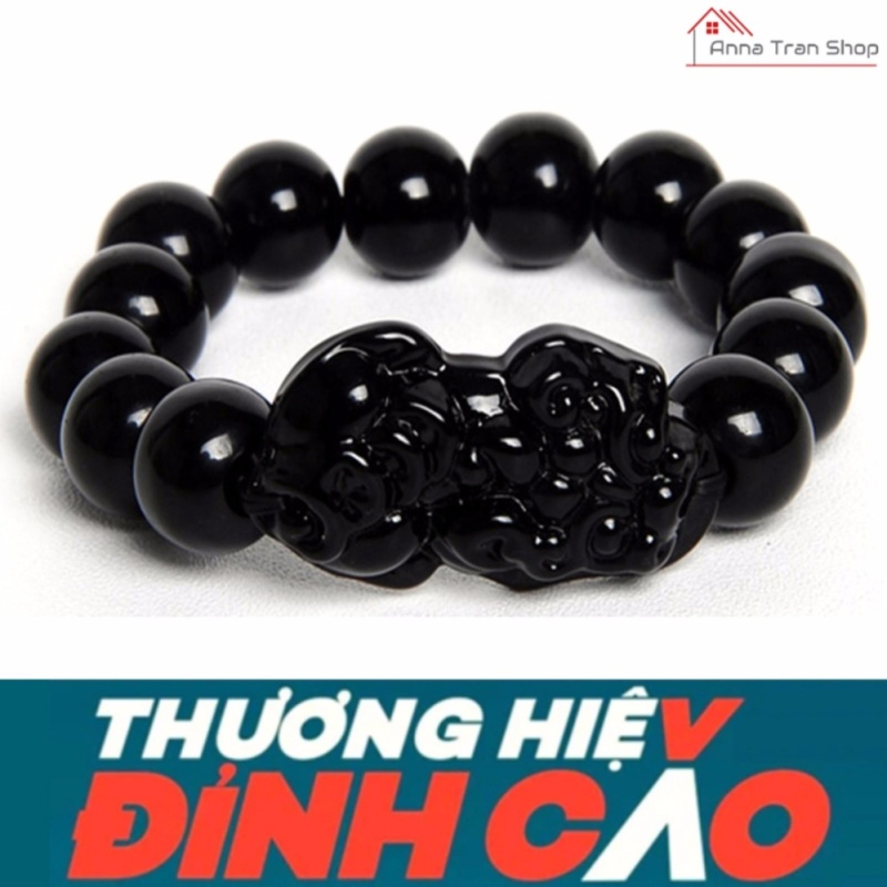 Vòng đá Huyền Thạch Tỳ Hưu 12 ly