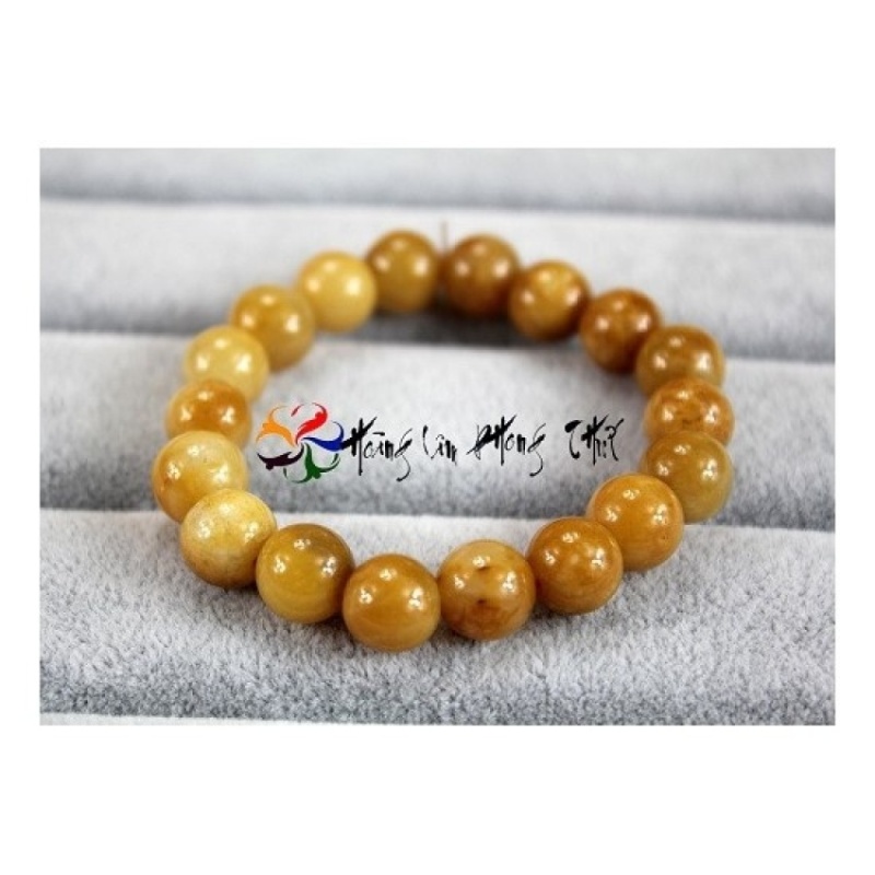 Vòng tay phong thủy thạch anh vàng PTHL 1172