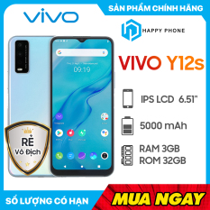 Điện thoại Vivo Y12s (2021) (3GB/32GB) – Hàng Chính Hãng, Mới 100%, Nguyên Seal | Bảo hành 12 tháng