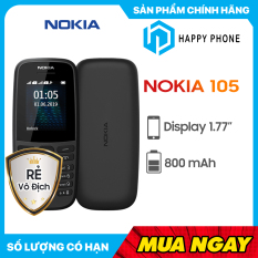 Điện thoại Nokia 105 (02 SIM) – Hàng Chính Hãng, Mới 100%, Nguyên Seal | Bảo hành 12 tháng