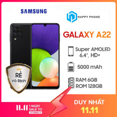 Điện thoại Samsung Galaxy A22 (6GB/128GB) – Hàng Chính Hãng, Mới 100%, Nguyên Seal | Bảo hành 12 tháng