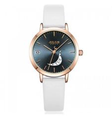 ĐỒNG HỒ NỮ JA-1076D JULIUS HÀN QUỐC DÂY DA (TRẮNG)