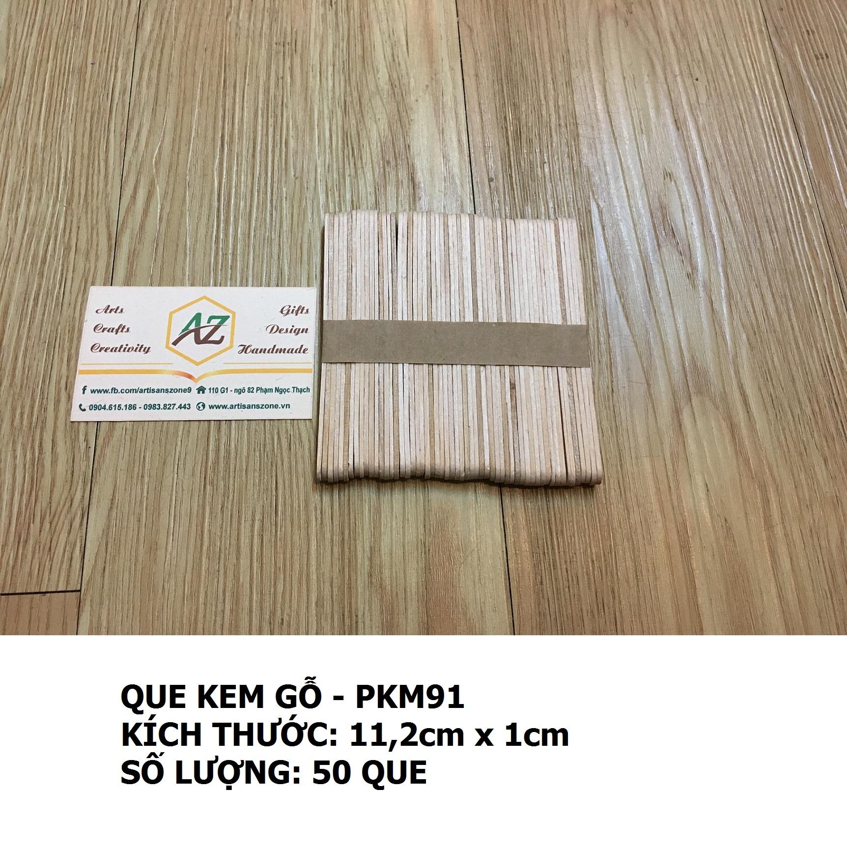 QUE KEM GỖ 11,2cm x 1cm_PKM91