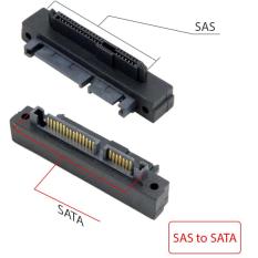 Đầu chuyển đổi SAS sang SATA – Chuyển dữ liệu từ Ổ cứng SERVER vào PC (loại vuông góc)