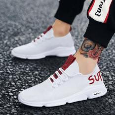 Giày sneaker nam DODACO DDC3222 Giày thể thao đẹp giá rẻ mẫu mới hot trends 2019 màu trắng vàng đỏ giầy giay the thao dep gia re mau moi mau trang vang do