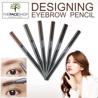 Chì Kẻ Mày 2 đầu The Face Shop Designing Eyebrow Pencil - 0.3g
