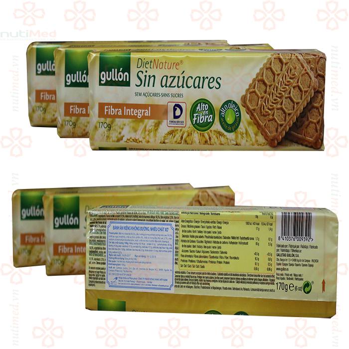 Bánh Quy Gullon Fibra Integral 170 - Bánh Quy bổ sung chất xơ cho người tiểu đường