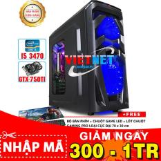 Máy tính chơi game VNgame 53X1 core i5 3470 GTX750Ti Ram 8GB (chuyên LOL, GTA 5, PUBG, Overwatch)