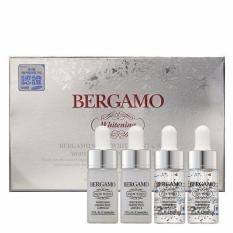 Set 4 chai Siêu tinh chất dưỡng trắng da BERGAMO Snow White & Viva White Whitening Perfection Ampoule Set 13ml x4