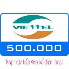 Nạp tiền Viettel 500K trả sau