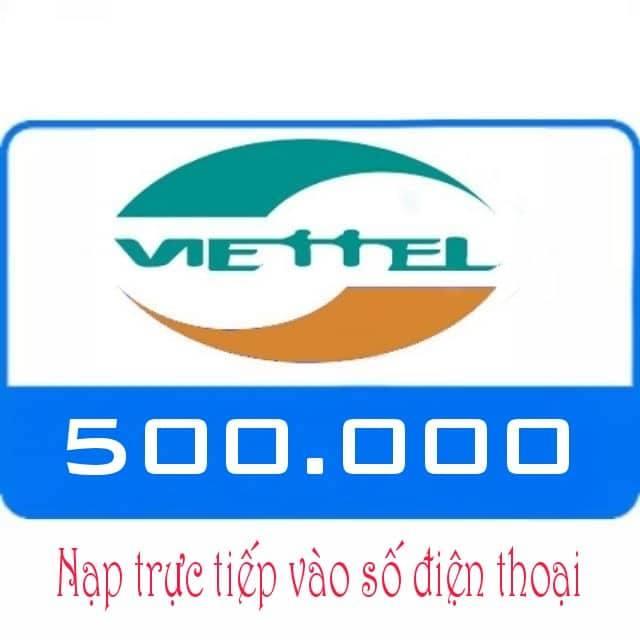 Nạp tiền Viettel 500K