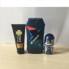 (NHH) Trọn bộ 3 Sản Phẩm Bao Gồm (1 Dầu Gội Đầu X-men (150g/chai), 1 Lăn khử mùi Nivea (12ml/chai), 1 Sữa rửa mặt OXY (25g/tuýp)