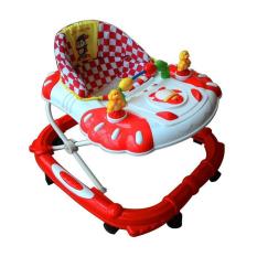 XE TẬP ĐI TRÒN CÓ NHẠC I XE TẬP ĐI MÀU ĐỎ I XE NHỰA CHỢ LỚN