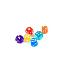 Bộ Xí ngầu Vỉ 6 viên Nhiều Màu