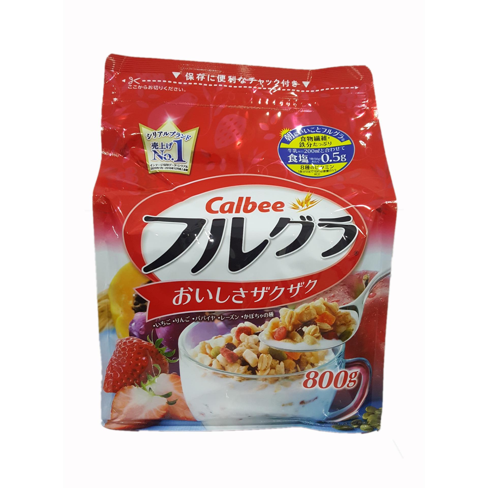 Ngũ cốc Calbee Nhật Bản 800g date T12 2018
