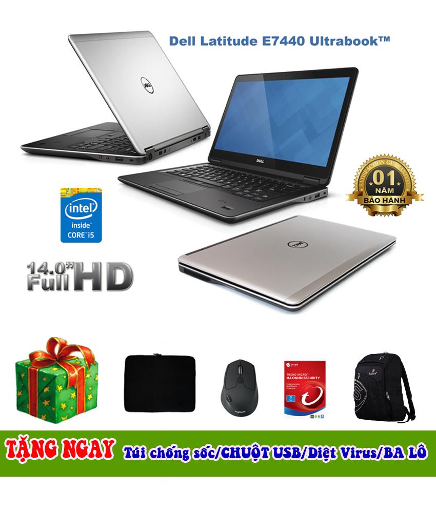 Mua Laptop Dell 7440 i5-4300U 14inch, 4GB, 500GB (Tặng Balo, túi chống sốc, đế tản nhiệt, tai nghe) - Hàng...