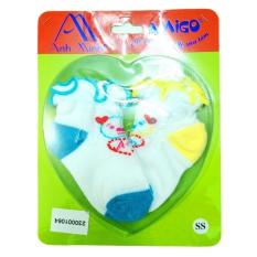 Vớ sơ sinh hộp Ánh Minh cho bé 3-9T V100