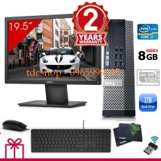 Máy tính Dell Optiplex 990 ( Core i7 2600, ram 8gb,SSD 120gb & HDD 1000g ), Màn Hình LG 20 inch. Tặng bàn phím chuột Dell , usb wifi. Hàng Nhập Khẩu BC 990