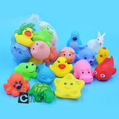 Bộ 8 Món Đồ Chơi Nhà Tắm Phát Tiếng Kêu Cho Bé
