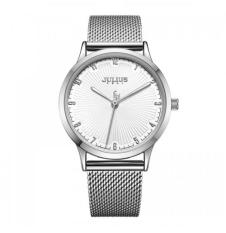 ĐỒNG HỒ NỮ JA-1075A JULIUS HÀN QUỐC DÂY THÉP (BẠC)