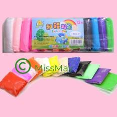 Đất sét nhật soft clay 12 màu ( slime)