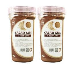 Combo 2 hũ bột cacao sữa 3in1 GreenD Food – 90gr/hũ