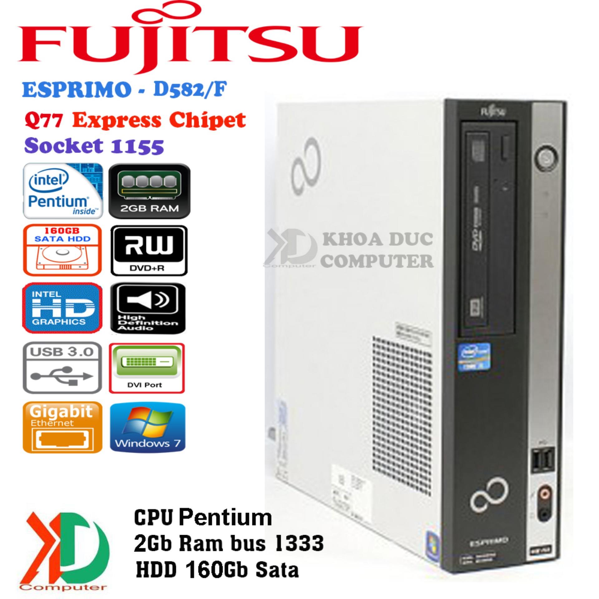 Cây Máy Tính Đồng Bộ Nhật Bản Fujitsu H61/B65 CPU- G860/2Gb Ram/ 160GB HDD Siêu Bền