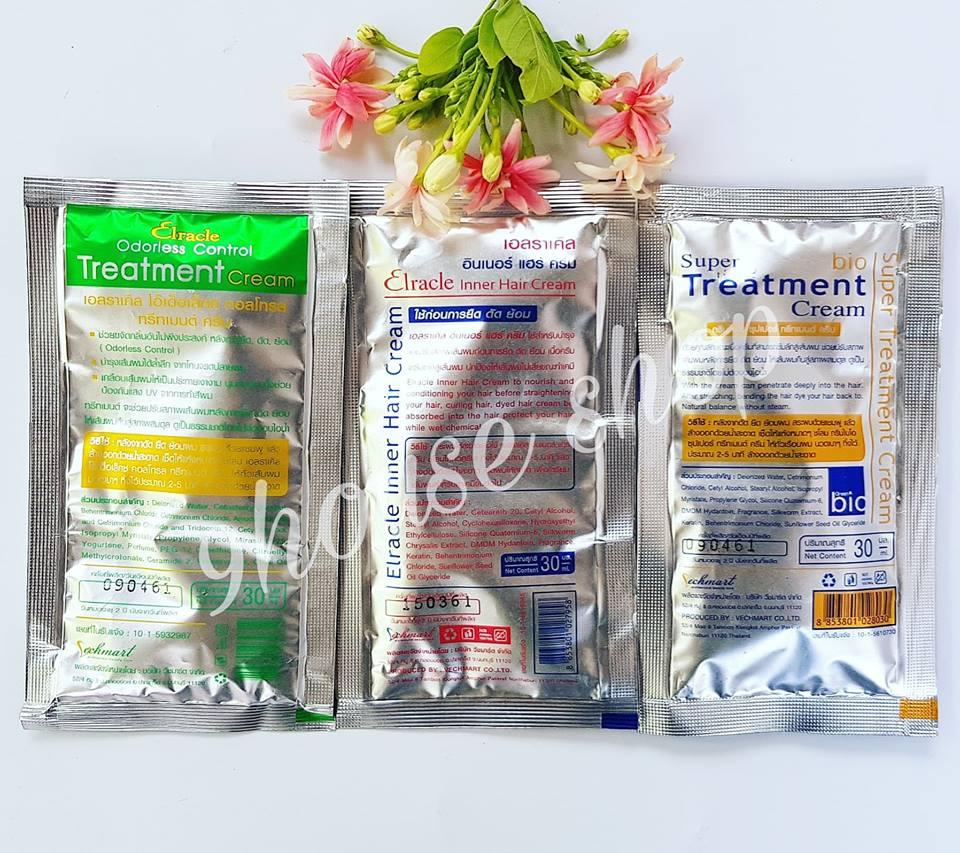 01 Gói Ủ Tóc Bio Treatment Thái Lan (XANH LÁ) phục hồi & kích thích mọc tóc