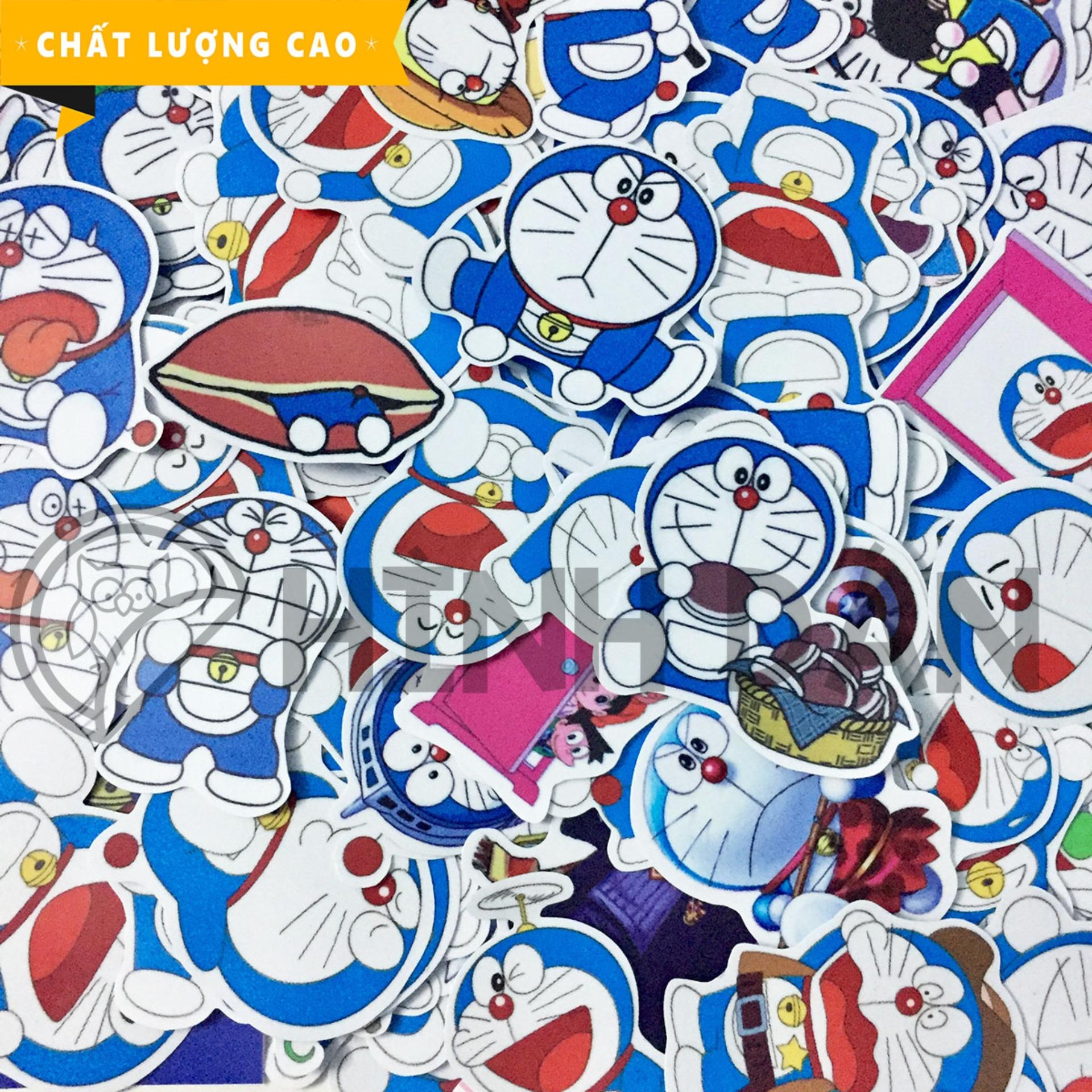 Bộ Sticker Chủ Đề Doraemon (2019) Hình Dán Decal Chất Lượng Cao Chống Nước Trang Trí Va Li Du Lịch,...