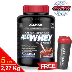 Thực phẩm bổ sung whey protein thể thao ALLMAX ALLWHEY CLASSIC CHOCOLATE 5lbs