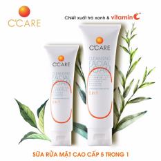 C’Care Sữa rửa mặt Cao cấp 5 tác dụng 50g – Chiết xuất Trà xanh và Vitamin C