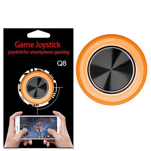 Nút Bấm Chơi Game Mobile Joystick Q8 Đế Bám Dính Siêu Tốt Nhiều Màu - Màu Cam