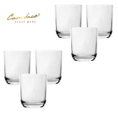 Bộ 6 Ly Thủy Tinh Bầu Lùn Uống Trà Đá 225ML CAMDACO GLASSWARE