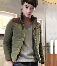 Áo phao nam phối nút