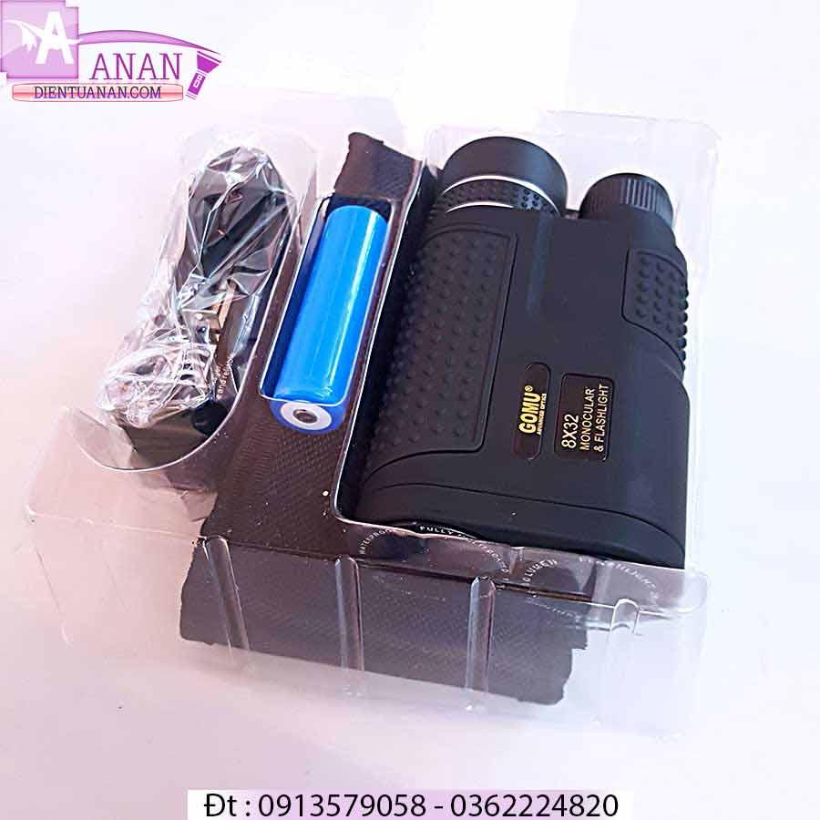 Ống Nhòm Nhìn Đêm Có Đèn Pin GOMU 8X32