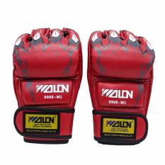 Găng hở ngón MMA, boxing Walon (đỏ)