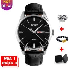 Đồng hồ nam SKMEI VK026 sang trọng dây da cao cấp – VERK WATCHES