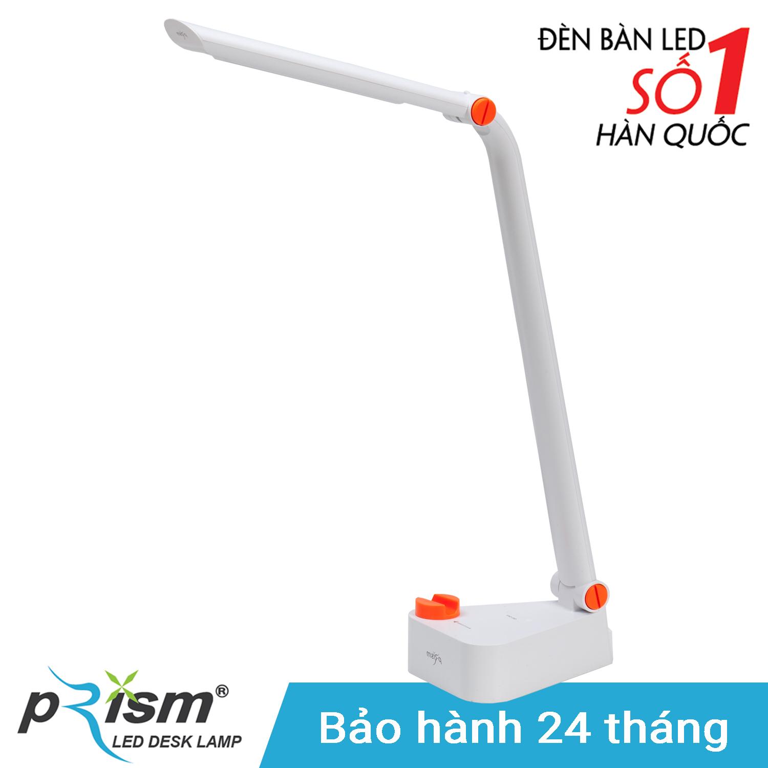 Đèn bàn LED PRISM Hàn Quốc 1777W công suất 9W ánh sáng trắng chống cận bảo vệ mắt (Trắng)