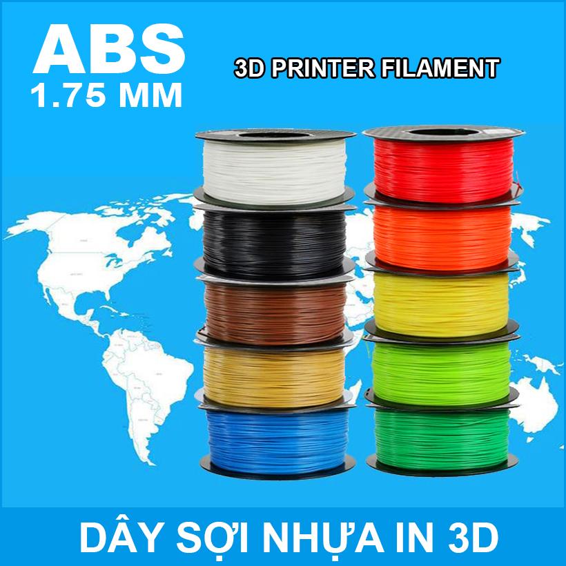 Dây sợi nhựa ABS in 3D 1.75mm 1Kg Pink