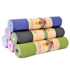 Thảm tập yoga TPE 2 lớp 6mm cao cấp