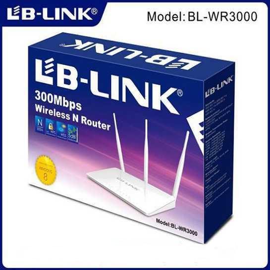Bộ phát wifi 3 ăng ten - Router wifi LB-Link BL-WR3000 (Trắng)-Hàng phân phối chính hãng