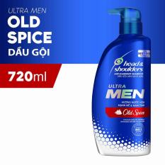 Dầu Gội Cho Nam Head&Shoulders UltraMen Nước Hoa OldSpice 720ml