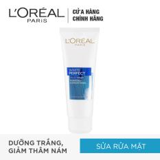 Sữa rửa mặt trắng da L’ORÉAL White Perfect milk foam purifying & brightening 50ml