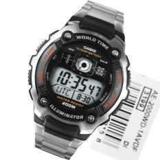 Đồng hồ nam dây thép không gỉ Casio AE-2000WD-1AVDF