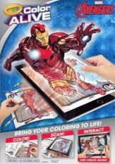 Sách tô màu 4D cho bé chủ đề Avengers 16 trang giấy đẹp và bìa cứng