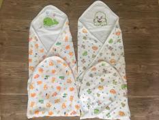Combo 2 choàng ủ hình cotton